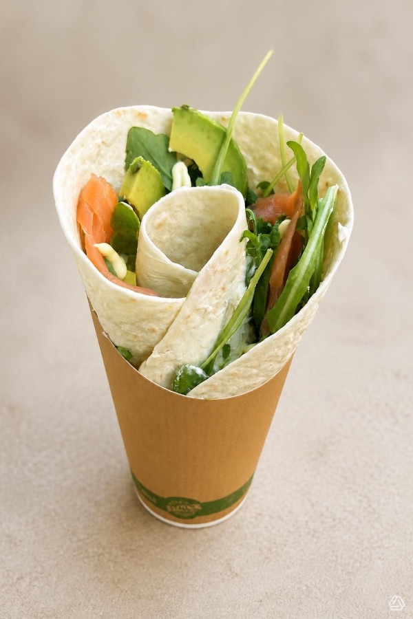 Wrap au saumon